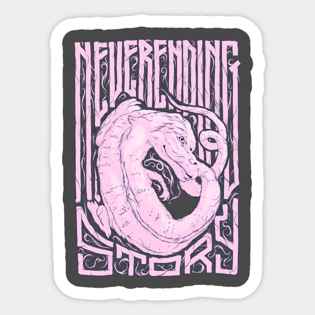 neverending story Sticker by Kotolevskiy